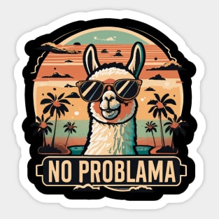 Chilled Out Llama! Sticker